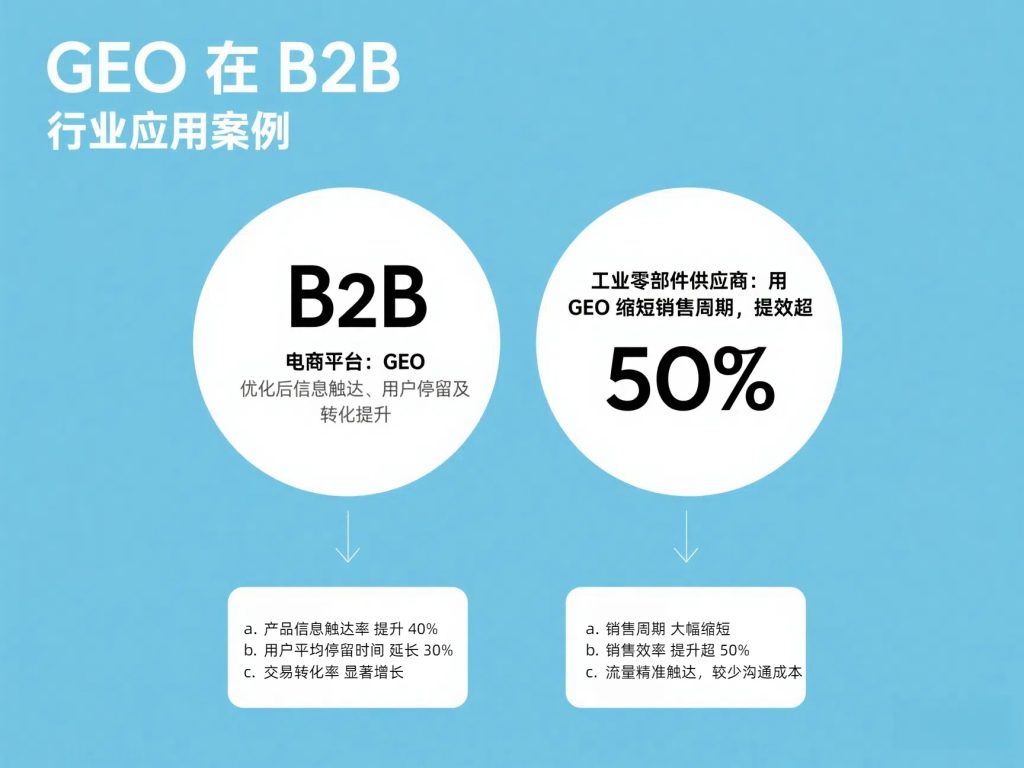GEO 在 B2B 行业的应用案例分析